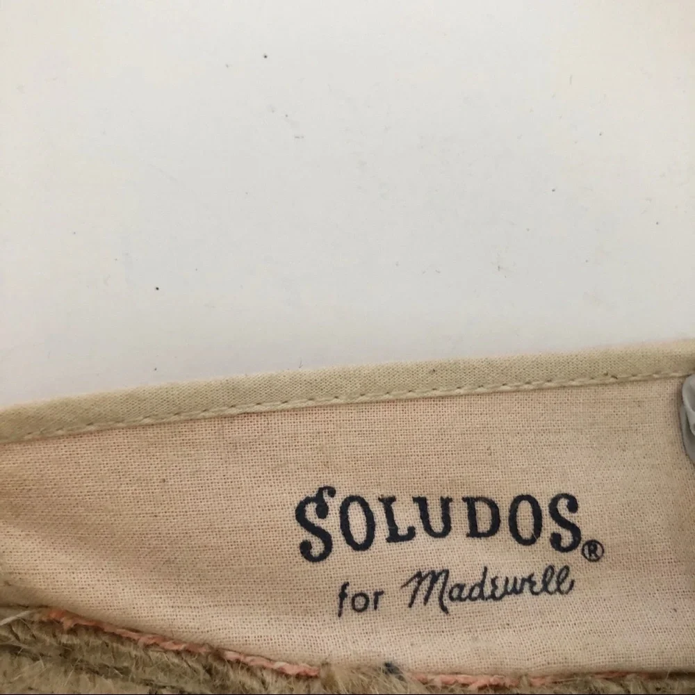 Soludos for Madewell Espadrille Flats Size 7